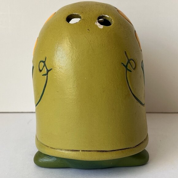MCM 70s BoHo Ceramic Turtle Tortoise Figurine w/ Holes for Pens Makeup Brushes - Picture 5 of 13